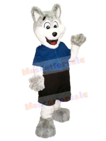 Wolf mascot costume