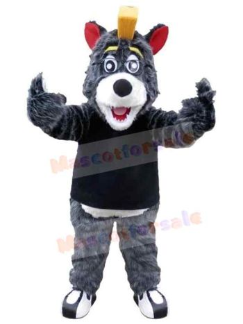 Wolf mascot costume