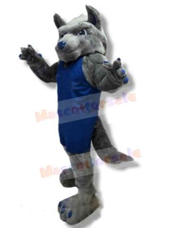 Wolf mascot costume