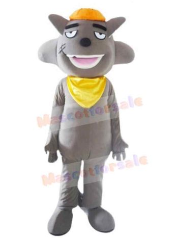 Wolf mascot costume