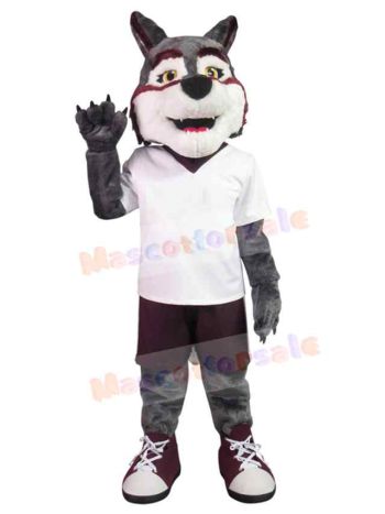 Wolf mascot costume