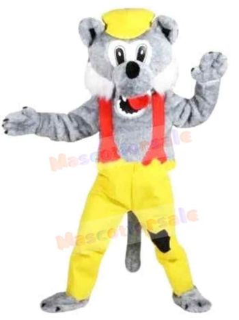 Wolf mascot costume