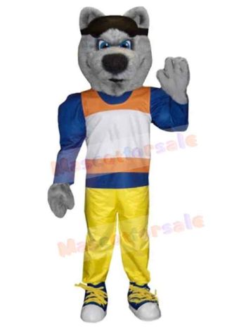 Wolf mascot costume