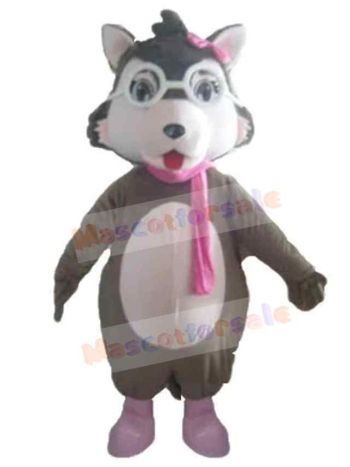 Wolf mascot costume