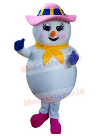 Snowman mascot costume