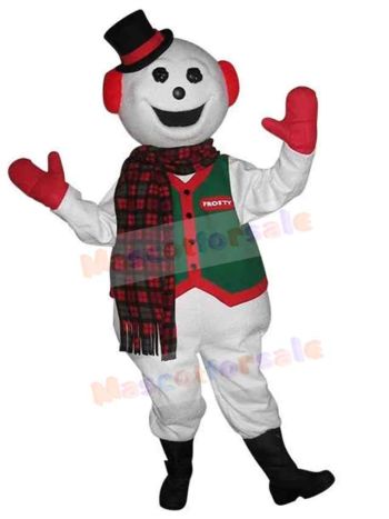 Snowman mascot costume