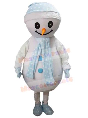 Snowman mascot costume