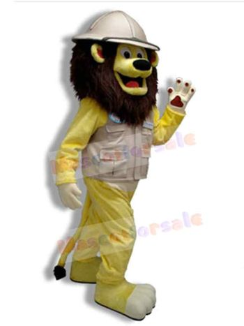Lion mascot costume