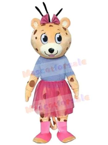 Leopard mascot costume