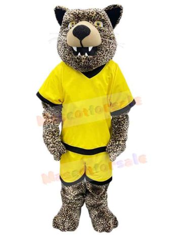 Leopard mascot costume