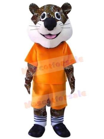 Leopard mascot costume
