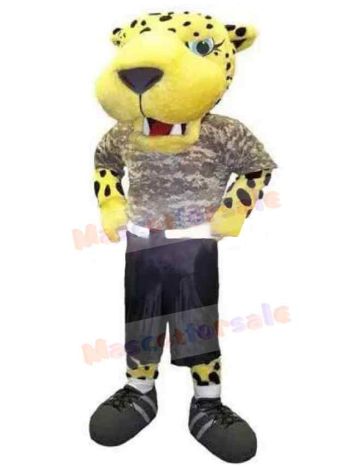 Leopard mascot costume