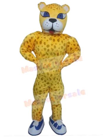 Leopard mascot costume