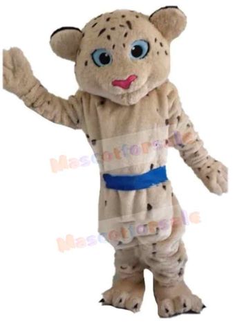 Leopard mascot costume