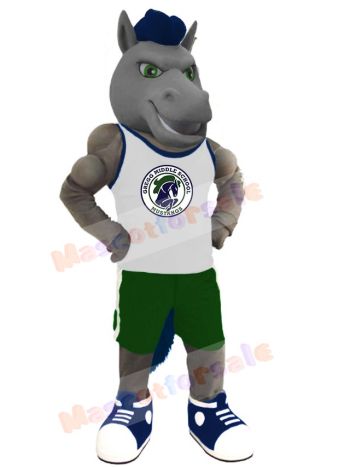Mustang mascot costume