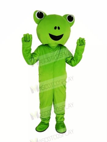 Green Frog Mascot Costume