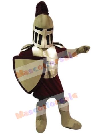 spartan knight mascot costume