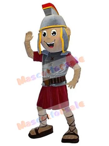 spartan knight mascot costume