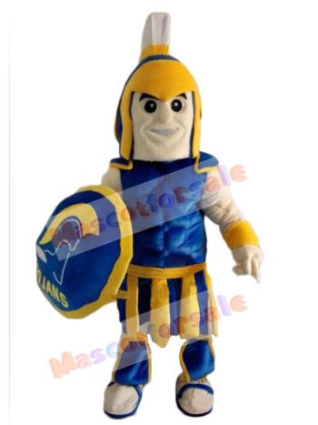 spartan knight mascot costume