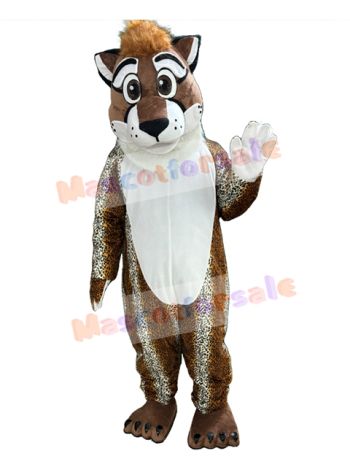 Leopard mascot costume