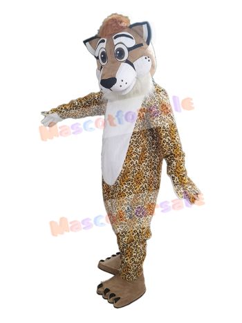 Leopard mascot costume