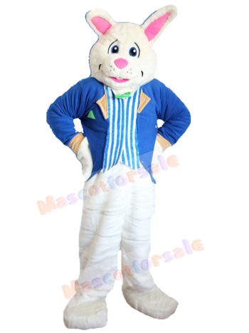 Easter bunny mascot costume