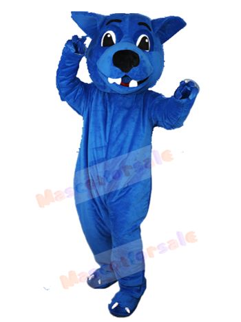 wolf mascot costume