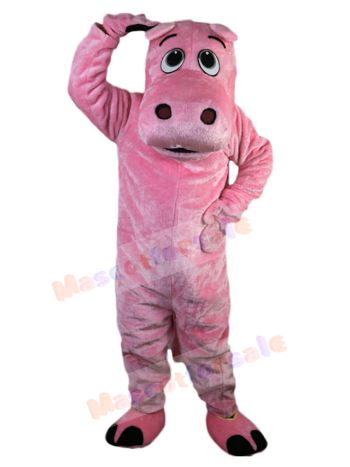 Hippo mascot costume