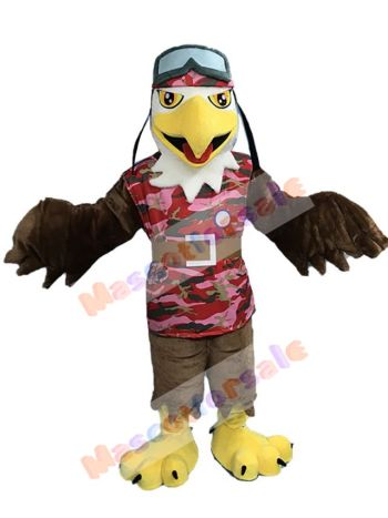 Pilot Eagle mascot costume