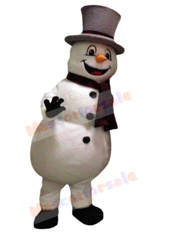Snowman mascot costume