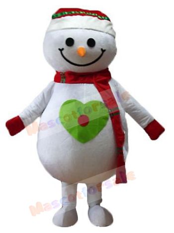 Snowman mascot costume