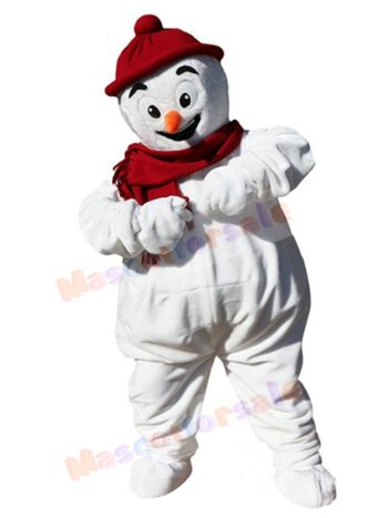 Snowman mascot costume