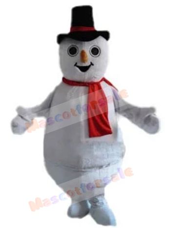 Snowman mascot costume
