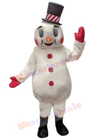 Snowman mascot costume