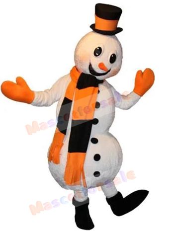 Snowman mascot costume