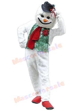 Snowman mascot costume