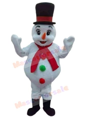 Snowman mascot costume