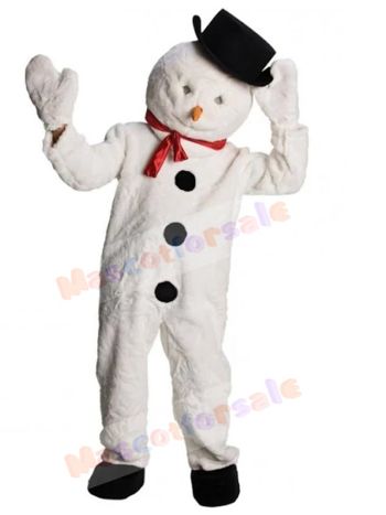 Snowman mascot costume