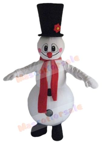 Snowman mascot costume