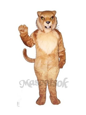 Cute Snarling Wildcat Tiger Cat Mascot Costume