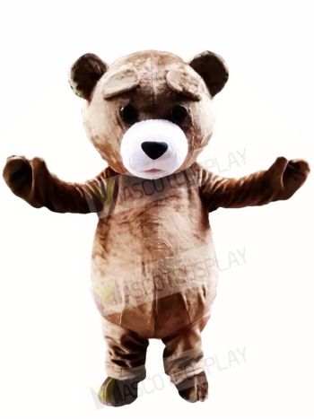 Brown Teddy Bear Mascot Costumes Animal