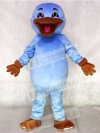 Cute Light Blue Platypus Mascot Costumes Animal