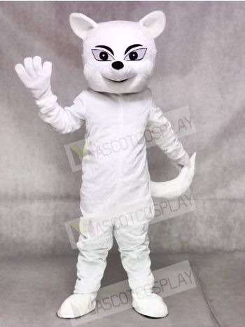 White Fox Mascot Costumes Animal