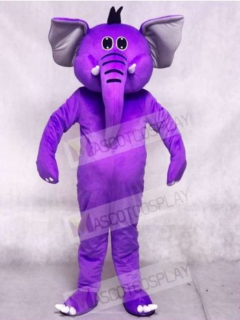 Purple Elephant Mascot Costumes Animal