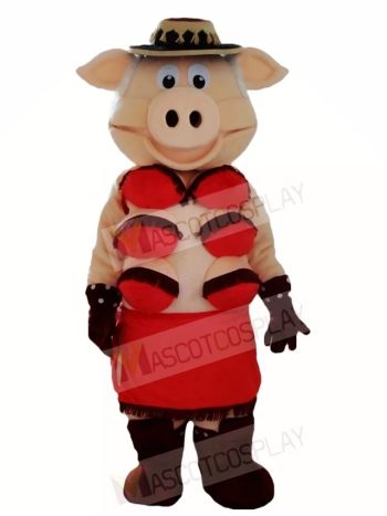 Puppets Striptease Strip Pig Swinish Mascot Costumes Animal