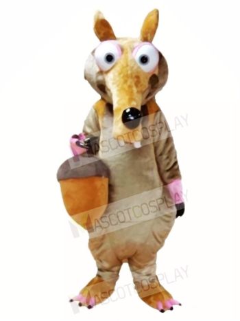 Ice Age Scrat Saber-toothed Squirrel Mascot Costumes Animal