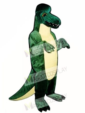 Dinosaur with Crest Mascot Costume