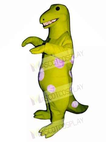 Green Dinosaur Mascot Costume