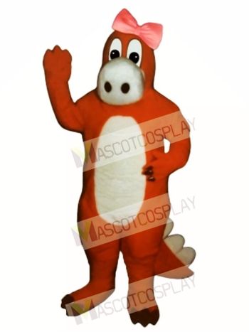 Ruby Begonia with Bow Mascot Costume