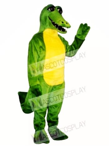Friendly Alligator Mascot Costume